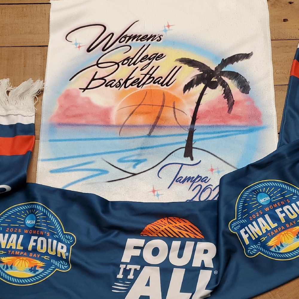 Women's College Basketball Final Four Scarf, Arm Sleeve and Towel Set 2025 Tampa